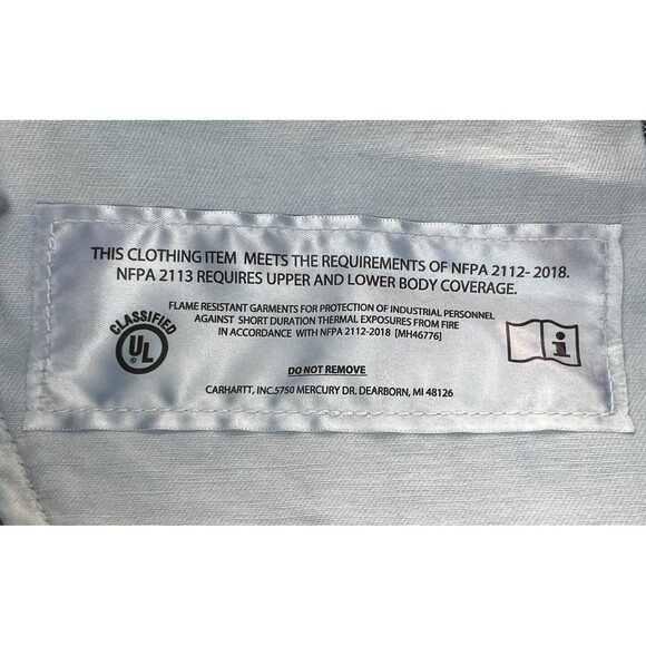 Carhartt Mens Flame Resistant Signature Denim Jean Relaxed Fit 42 X 33 Cat 2 NWT - Picture 12 of 12